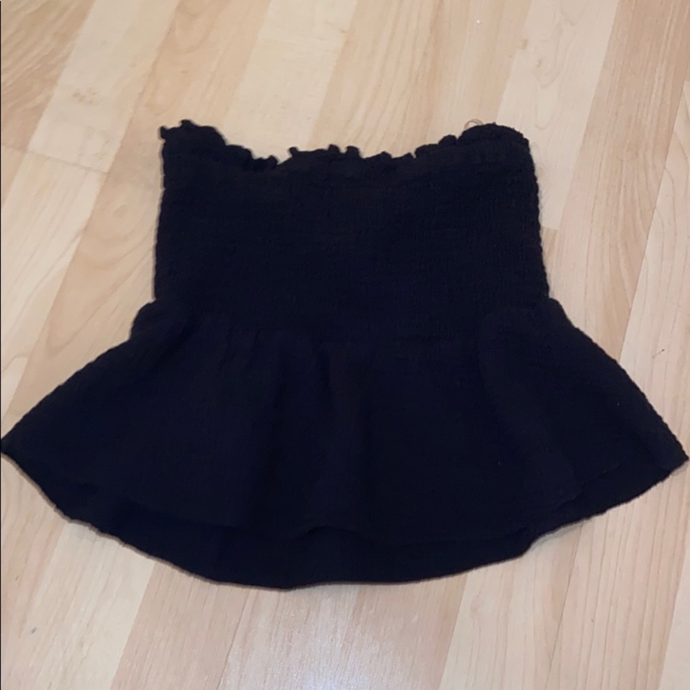 Strapless top